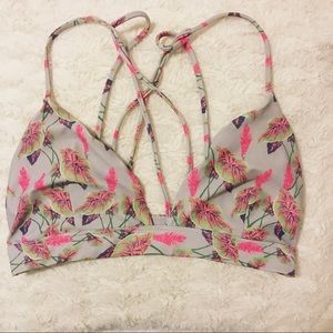{Acacia swimwear} Floral acacia bikini top